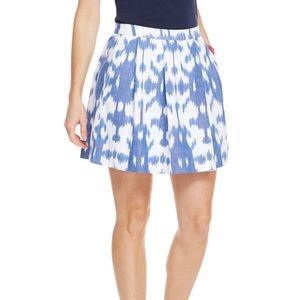 Vineyard Vines Ikat Pleated Pocket Skirt